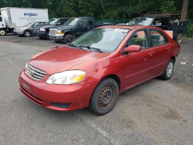 TOYOTA COROLLA CE 2003 with VIN 2T1BR32E93C144309 - Photo from auction