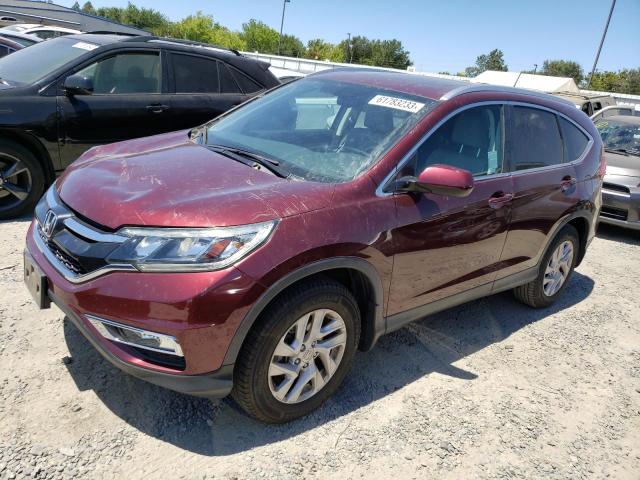 HONDA CR-V EXL 2015 with VIN 2HKRM4H71FH609002 - Photo from auction