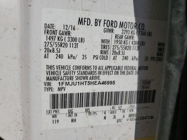 Foto 14 de la subasta – 2017 FORD EXPEDITION con VIN 1FMJU1HT5HEA46995