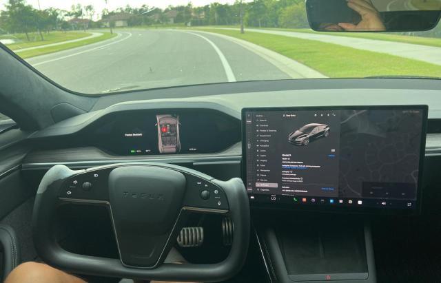 Photo 9 from auction – 2022 TESLA MODEL S with VIN 5YJSA1E57NF478070