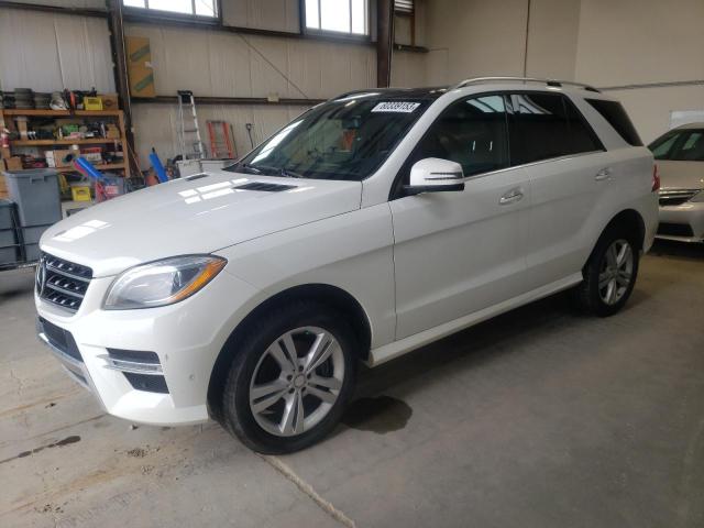 MERCEDES-BENZ ML 350 BLU 2015 with VIN 4JGDA2EB9FA540174 - Photo from auction