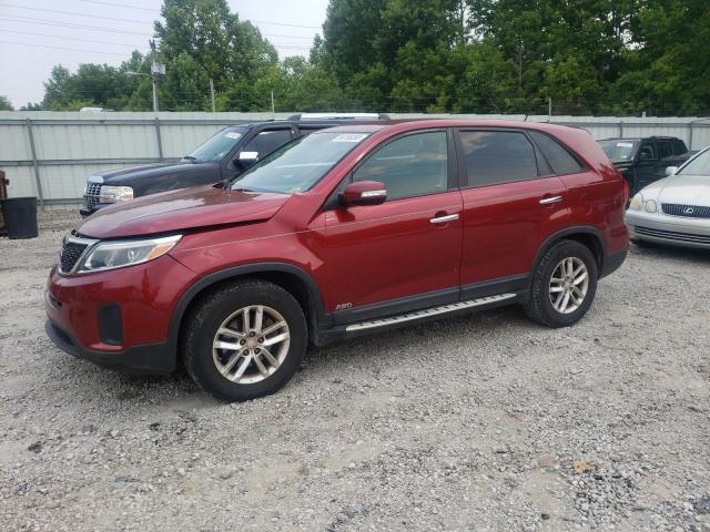 KIA SORENTO LX 2014 with VIN 5XYKTCA65EG430466 - Photo from auction