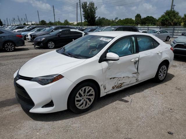 TOYOTA COROLLA L 2018 with VIN 2T1BURHE6JC065251 - Photo from auction