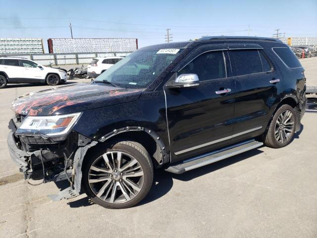 FORD EXPLORER P 2018 with VIN 1FM5K8HT9JGC73567 - Photo from auction