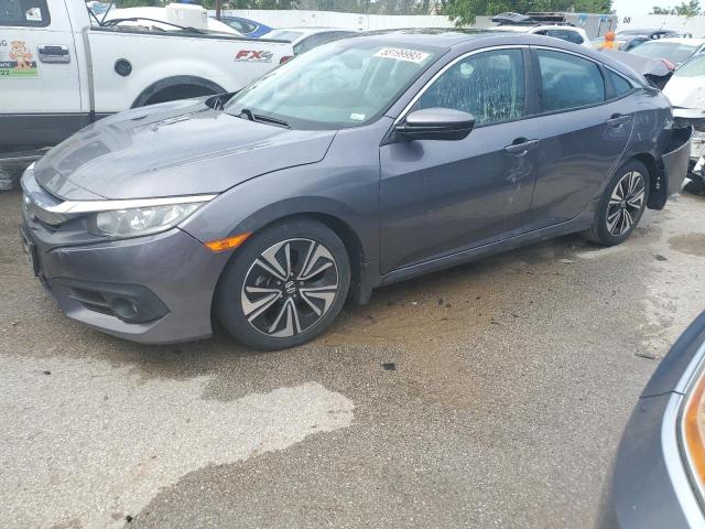 HONDA CIVIC EXL 2017 with VIN 19XFC1F76HE016993 - Photo from auction