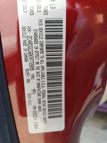 Photo 14 from auction – 2019 DODGE GRAND CARA with VIN 2C4RDGCG6KR772895