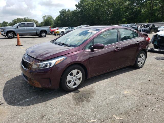 KIA FORTE LX 2018 with VIN 3KPFK4A7XJE270952 - Photo from auction