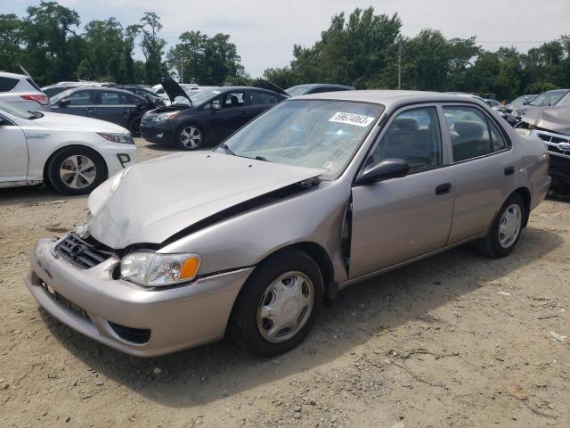 TOYOTA COROLLA CE 2002 with VIN 1NXBR12E72Z640906 - Photo from auction