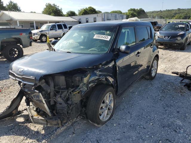 KIA SOUL + 2019 with VIN KNDJP3A59K7666490 - Photo from auction