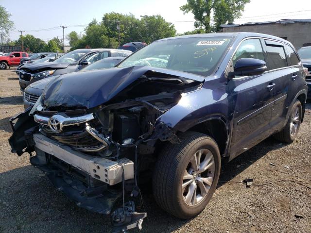 TOYOTA HIGHLANDER 2014 with VIN 5TDBKRFHXES056861 - Photo from auction