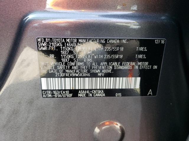 Photo 14 from auction – 2017 TOYOTA RAV4 LIMIT with VIN 2T3DFREV9HW583846