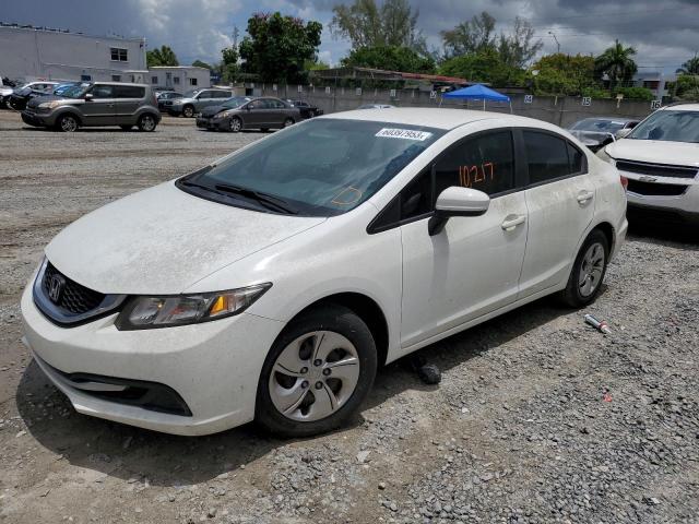 HONDA CIVIC LX 2015 with VIN 19XFB2F5XFE111867 - Photo from auction