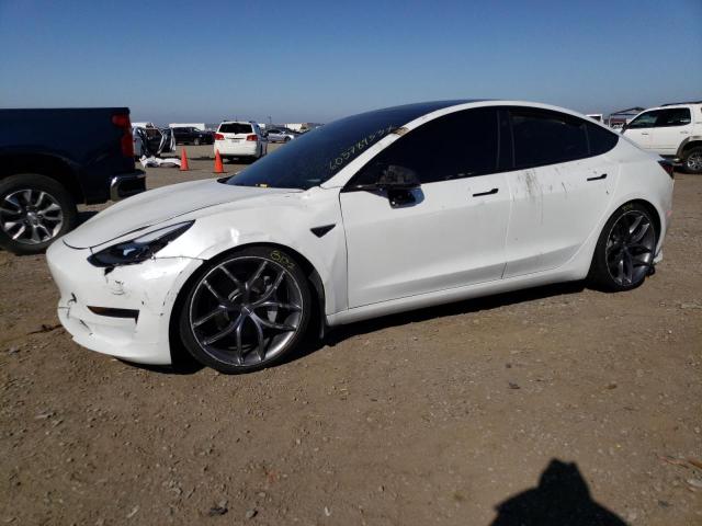 TESLA MODEL 3 2021 with VIN 5YJ3E1EB3MF072994 - Photo from auction