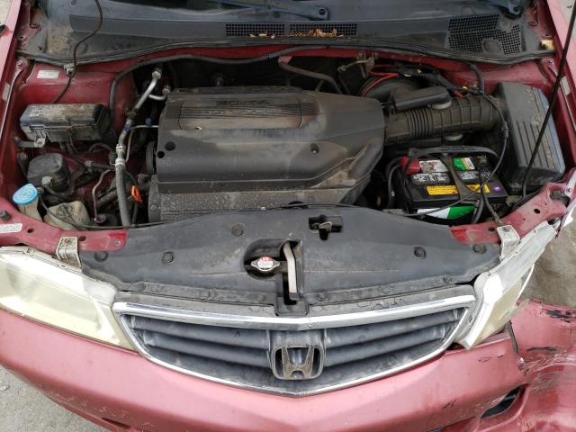 Photo 11 from auction – 2002 HONDA ODYSSEY EX with VIN 2HKRL18622H505881