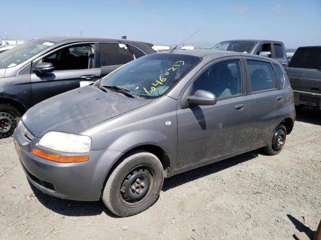 CHEVROLET AVEO BASE 2005 with VIN KL1TD62685B361436 - Photo from auction