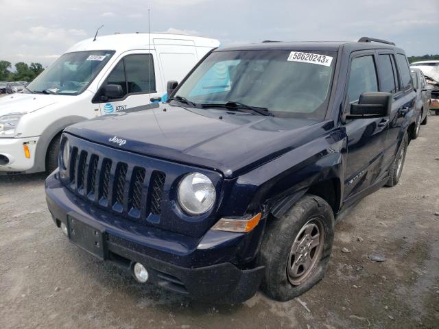 Photo 1 from auction – 2016 JEEP PATRIOT SP with VIN 1C4NJPBB0GD711937