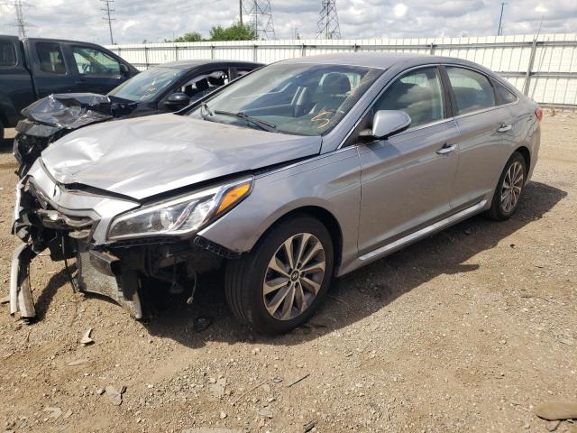 HYUNDAI SONATA SPO 2015 with VIN 5NPE34AF3FH089906 - Photo from auction