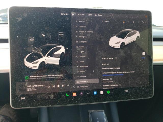 Photo 9 from auction – 2023 TESLA MODEL 3 with VIN 5YJ3E1EA7PF447605