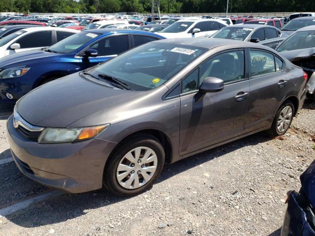 HONDA CIVIC LX 2012 with VIN 2HGFB2F56CH510308 - Photo from auction