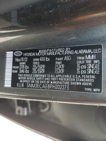 Photo 14 from auction – 2023 HYUNDAI TUCSON LIM with VIN 5NMJECAE8PH202273