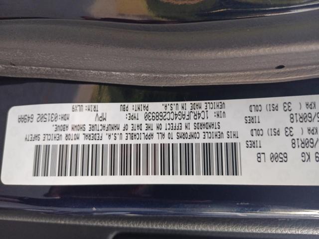 Photo 10 from auction – 2012 JEEP GRAND CHER with VIN 1C4RJFAG4CC268930