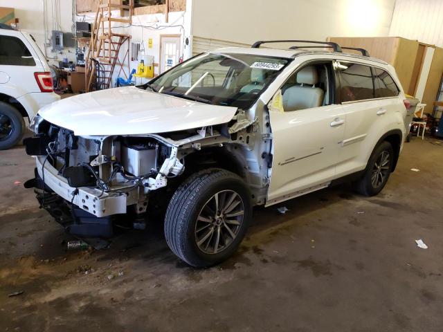 TOYOTA HIGHLANDER 2019 with VIN 5TDJZRFH1KS600022 - Photo from auction