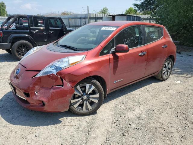 NISSAN LEAF S 2015 with VIN 1N4AZ0CP0FC334495 - Photo from auction