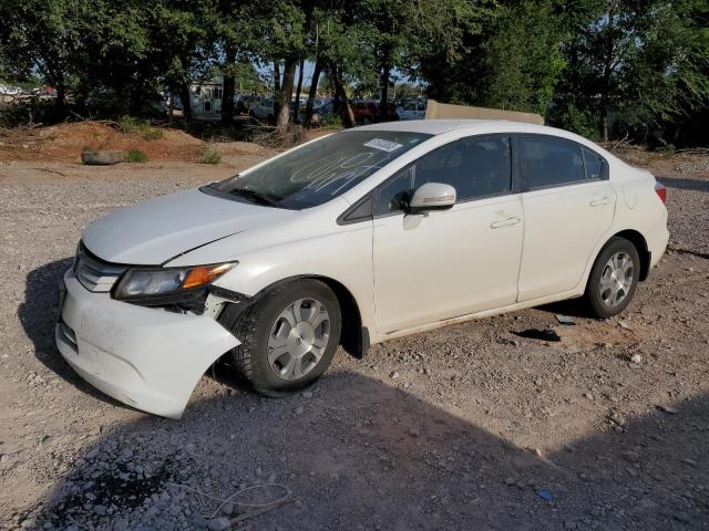 HONDA CIVIC HYBR 2012 with VIN JHMFB4F39CS007775 - Photo from auction