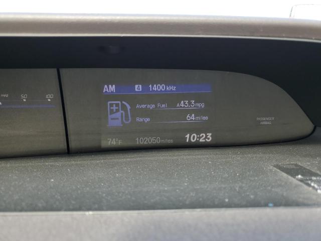Photo 9 from auction – 2012 HONDA CIVIC HYBR with VIN JHMFB4F29CS002082