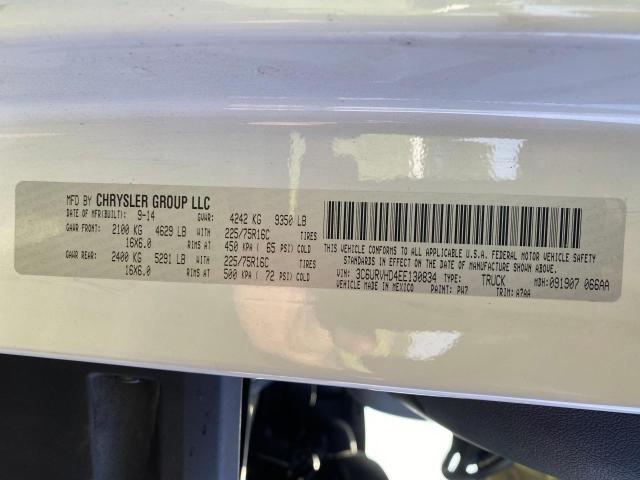 Photo 10 from auction – 2014 RAM PROMASTER with VIN 3C6URVHD4EE130834