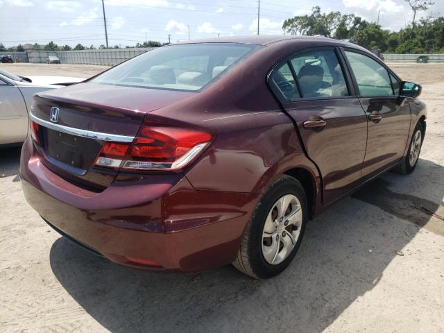 Photo 3 from auction – 2014 HONDA CIVIC LX with VIN 19XFB2F59EE035430