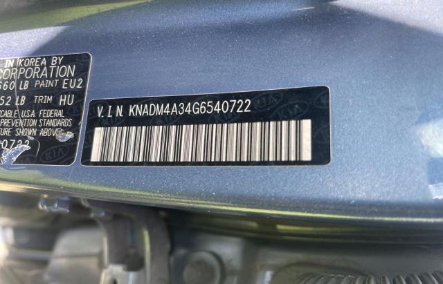 Photo 10 from auction – 2016 KIA RIO LX with VIN KNADM4A34G6540722