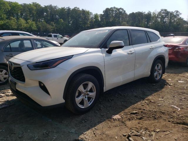 Photo 1 from auction – 2021 TOYOTA HIGHLANDER with VIN 5TDCZRBHXMS103438