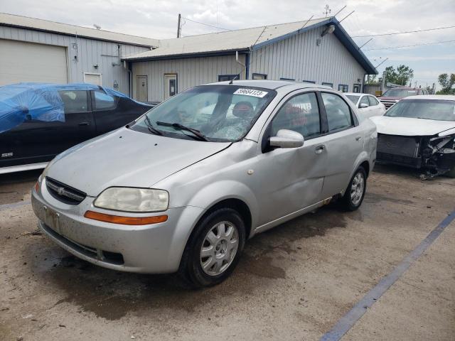 CHEVROLET AVEO BASE 2005 with VIN KL1TD52605B361683 - Photo from auction