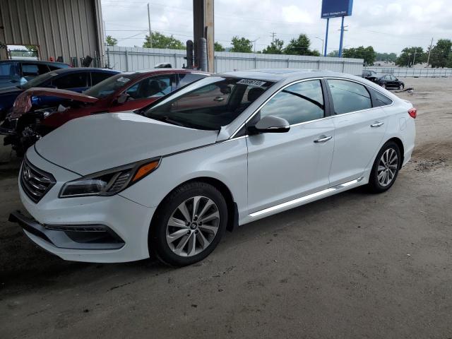 HYUNDAI SONATA SPO 2017 with VIN 5NPE34AFXHH447604 - Photo from auction