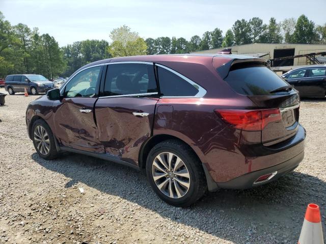 Photo 2 from auction – 2016 ACURA MDX TECHNO with VIN 5FRYD4H42GB040385