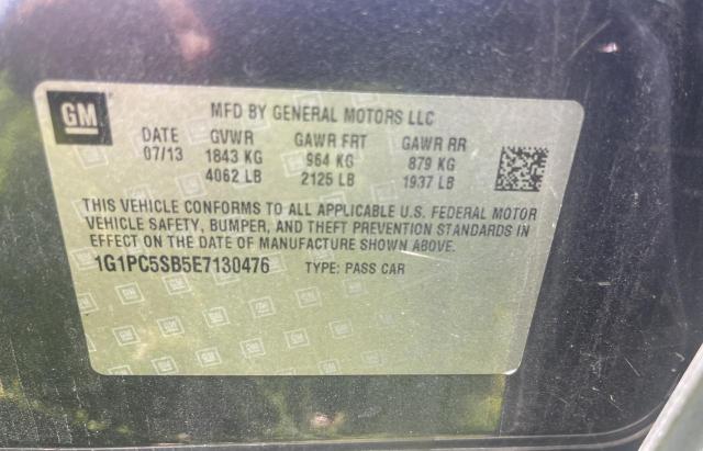 Photo 10 from auction – 2014 CHEVROLET CRUZE LT with VIN 1G1PC5SB5E7130476