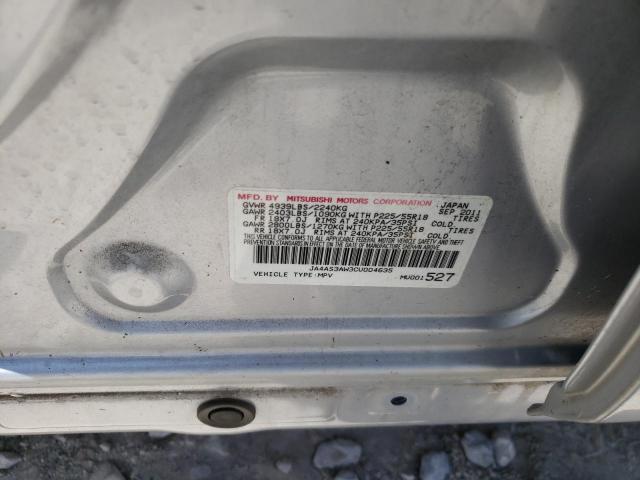 Photo 14 from auction – 2012 MITSUBISHI OUTLANDER with VIN JA4AS3AW3CU004635
