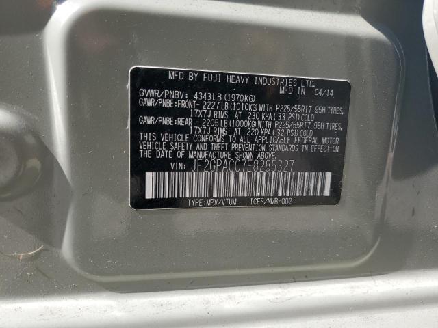 Photo 14 from auction – 2014 SUBARU XV CROSSTR with VIN JF2GPACC7E8285327