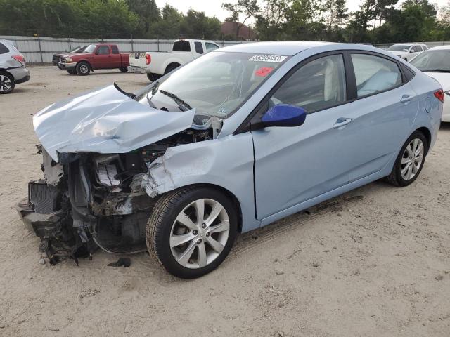 Photo 1 from auction – 2014 HYUNDAI ACCENT GLS with VIN KMHCU4AE7EU757802