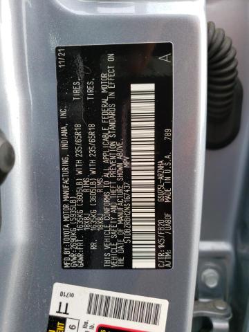 Photo 14 from auction – 2022 TOYOTA HIGHLANDER with VIN 5TDBZRBH2NS167437