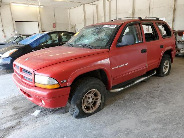 DODGE DURANGO 2000 with VIN 1B4HS28Z0YF205903 - Photo from auction