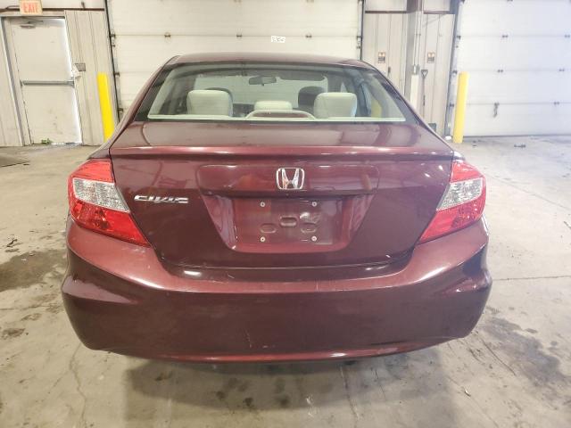 Photo 6 from auction – 2012 HONDA CIVIC LX with VIN 19XFB2F55CE319943