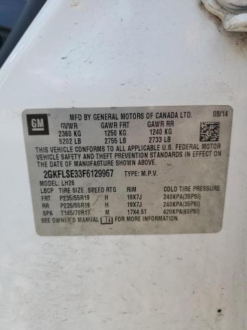 Photo 14 from auction – 2015 GMC TERRAIN SL with VIN 2GKFLSE33F6129967