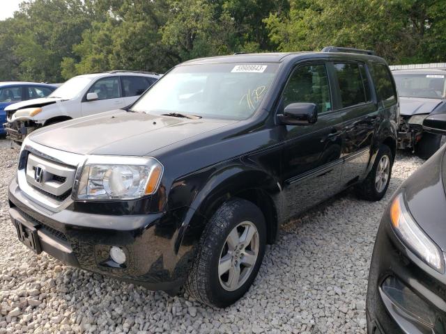 HONDA PILOT EXLN 2011 with VIN 5FNYF4H77BB069699 - Photo from auction