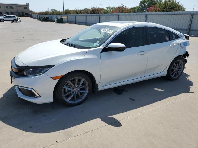 HONDA CIVIC EX 2019 with VIN 19XFC1F35KE015709 - Photo from auction