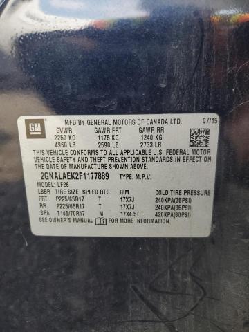Photo 14 from auction – 2015 CHEVROLET EQUINOX LS with VIN 2GNALAEK2F1177889