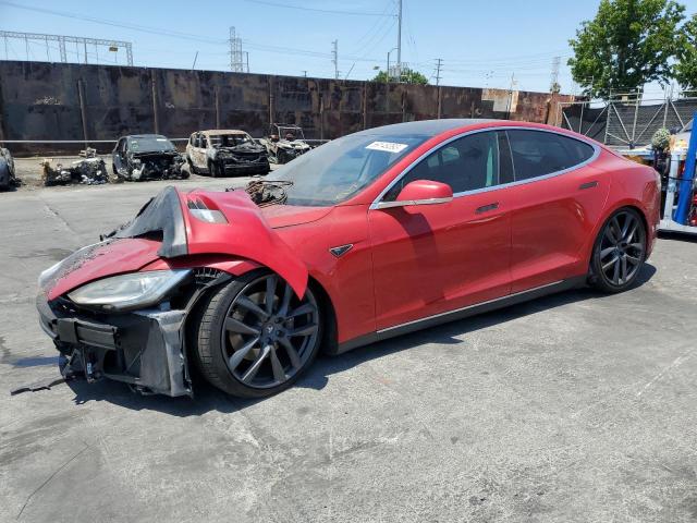 TESLA MODEL S 2013 with VIN 5YJSA1CP6DFP10001 - Photo from auction