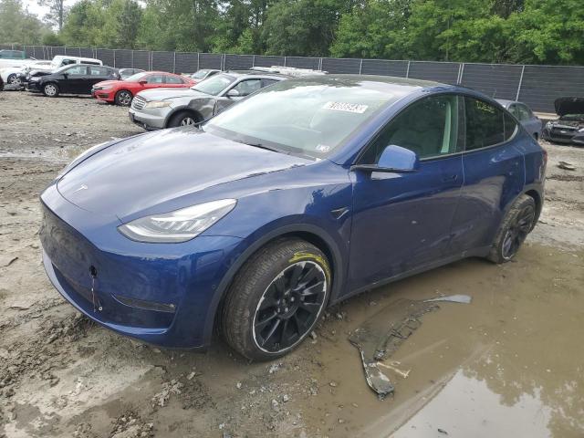 TESLA MODEL Y 2022 with VIN 7SAYGDEE1NF387549 - Photo from auction