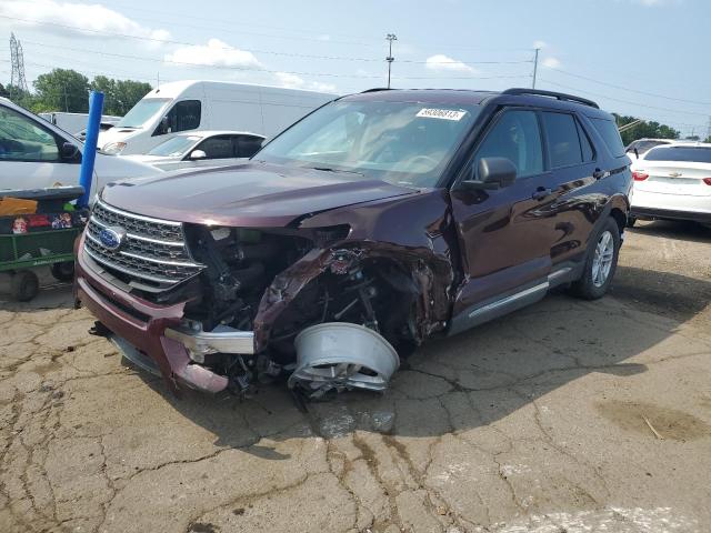 FORD EXPLORER X 2022 with VIN 1FMSK8DH5NGA73196 - Photo from auction
